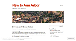 Desktop Screenshot of newtoannarbor.wordpress.com