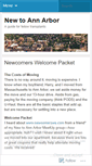 Mobile Screenshot of newtoannarbor.wordpress.com