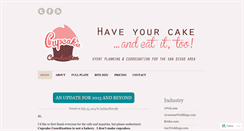 Desktop Screenshot of cupcakecoordination.wordpress.com