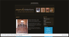 Desktop Screenshot of marcheinteriors.wordpress.com