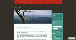Desktop Screenshot of allthingscarolina.wordpress.com