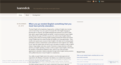Desktop Screenshot of luanndick.wordpress.com