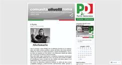 Desktop Screenshot of comunitaolivettiroma.wordpress.com