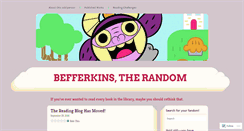Desktop Screenshot of befferkins.wordpress.com