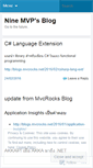 Mobile Screenshot of nine69.wordpress.com