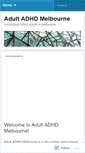 Mobile Screenshot of adultadhdmelbourne.wordpress.com