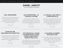 Tablet Screenshot of danieljanicot.wordpress.com