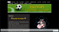 Desktop Screenshot of isotopitrento.wordpress.com
