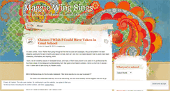 Desktop Screenshot of maggiewingsings.wordpress.com