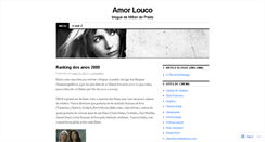 Desktop Screenshot of amorlouco.wordpress.com