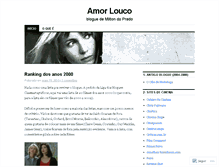 Tablet Screenshot of amorlouco.wordpress.com