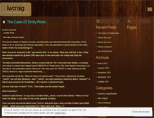 Tablet Screenshot of lwcraig.wordpress.com
