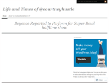 Tablet Screenshot of courtneyhustle.wordpress.com