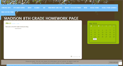 Desktop Screenshot of madison8thgrade.wordpress.com
