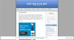 Desktop Screenshot of lose2gain.wordpress.com