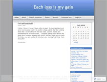 Tablet Screenshot of lose2gain.wordpress.com