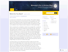 Tablet Screenshot of briank4winning.wordpress.com