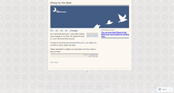 Desktop Screenshot of piningforthewest.wordpress.com