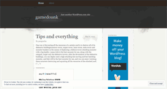 Desktop Screenshot of gamedoank.wordpress.com