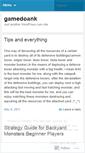Mobile Screenshot of gamedoank.wordpress.com