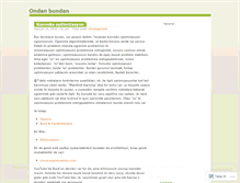 Tablet Screenshot of ondanbundan.wordpress.com