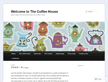 Tablet Screenshot of coffeehousediscussions.wordpress.com