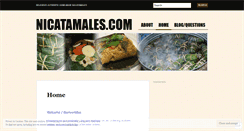 Desktop Screenshot of nicatamales.wordpress.com