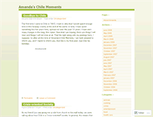 Tablet Screenshot of amandainchile.wordpress.com