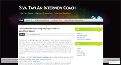 Desktop Screenshot of interviewcoach2.wordpress.com