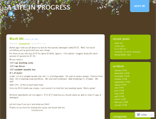 Tablet Screenshot of alifeinprogress.wordpress.com