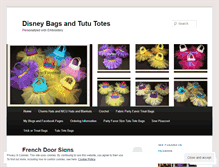 Tablet Screenshot of disneybags.wordpress.com