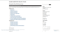 Desktop Screenshot of harisaryono.wordpress.com