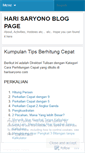 Mobile Screenshot of harisaryono.wordpress.com