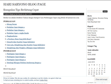 Tablet Screenshot of harisaryono.wordpress.com