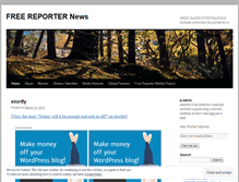 Tablet Screenshot of freereporter.wordpress.com