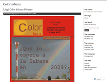 Tablet Screenshot of colorsabana.wordpress.com