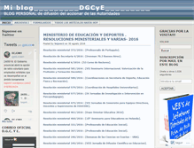 Tablet Screenshot of dgcye.wordpress.com