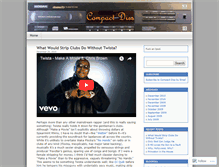 Tablet Screenshot of compactdiss.wordpress.com