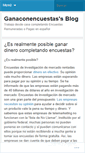 Mobile Screenshot of ganaconencuestas.wordpress.com