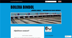 Desktop Screenshot of binbol.wordpress.com