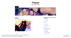 Desktop Screenshot of poeguar.wordpress.com