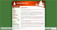 Desktop Screenshot of craftingcreators.wordpress.com