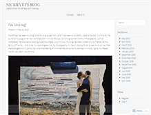 Tablet Screenshot of nickievet.wordpress.com
