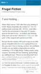 Mobile Screenshot of frugalfiction.wordpress.com