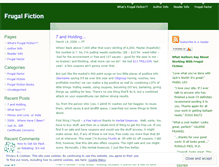 Tablet Screenshot of frugalfiction.wordpress.com