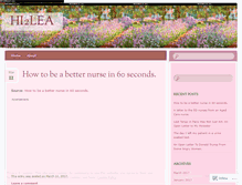 Tablet Screenshot of hi2lea.wordpress.com