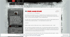 Desktop Screenshot of idahoiceman.wordpress.com