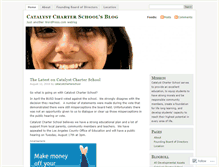 Tablet Screenshot of catalystcharterschool.wordpress.com