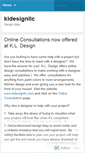 Mobile Screenshot of kldesignllc.wordpress.com