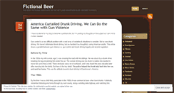 Desktop Screenshot of fictionalbeer.wordpress.com